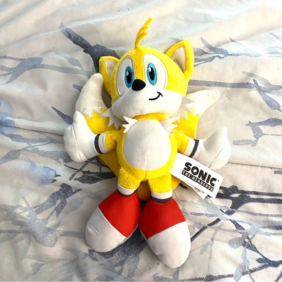 Sonic The Hedgehog Plush Classic Tails 8” Official SEGA Merch Cute Collectable - Picture 3 of 7